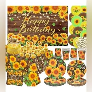 NEW Sunflower Birthday Party Decorations